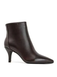 Bottines Épurées à Bout Pointe et Talon Bobine – L'Élégance Citadine par Excellence - براون 2905أ - مشاهدة 3