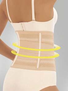Women's Tummy Control Training Pants, Abdominal Shaping Body Shaper - Apricot - View 2