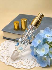 便攜旅行迷你可充電香水噴霧瓶 (10ml) - 採用 2 合 1 雙端設計，具備滾珠與噴霧功能。裝飾有櫻桃與蝴蝶結圖案，呈現精緻美感。 - 彩色 - 查看 7