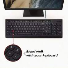 2/1pc Black Matte Reusable Paper Keyboard Stickers With White Letters, Suitable For Laptop, Computer And Desktop Keyboard - No Glue Needed, Laptop Stickers - View 3