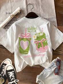 Plus Size T-Shirts - 白色 - 查看 2