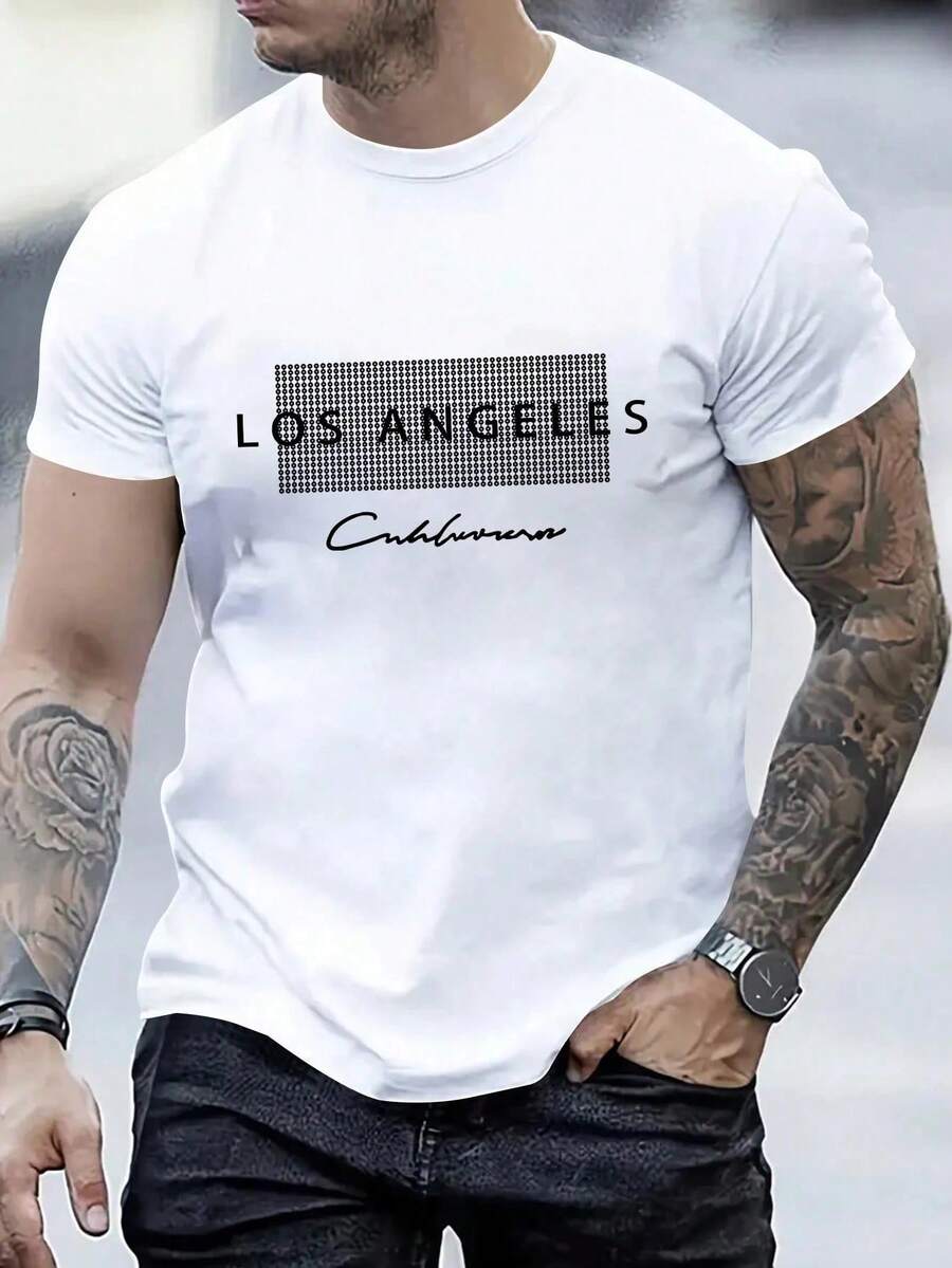 Camiseta Blanca, Camiseta Casual de Verano para Hombres, Camiseta para Mujeres, Camisetas para Adolescentes - Blanco - Ver 1