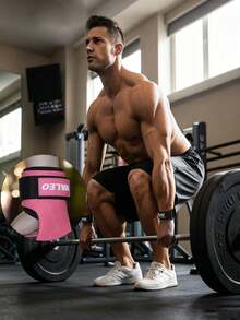 1 Par, Novas Luvas de Proteção de Palma para Esportes e Fitness ao Ar Livre na Primavera e Verão, Proteção de Pulso com Assistência de Puxada Rígida, Luvas de Fitness com Tira Antiderrapante para Barra Fixa/Unissex/Proteção Esportiva Diária - Multicolorido - Visão 2