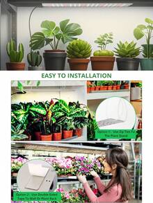 aiinnew 室內園藝 LED 植物生長燈 USB 供電 1-4 入組,適用於櫥櫃下與層架下,種子發芽、蔬菜,全光譜 LED 技術,專為盆栽與盆景設計,附定時器,超薄設計 - 白色 - 查看 9