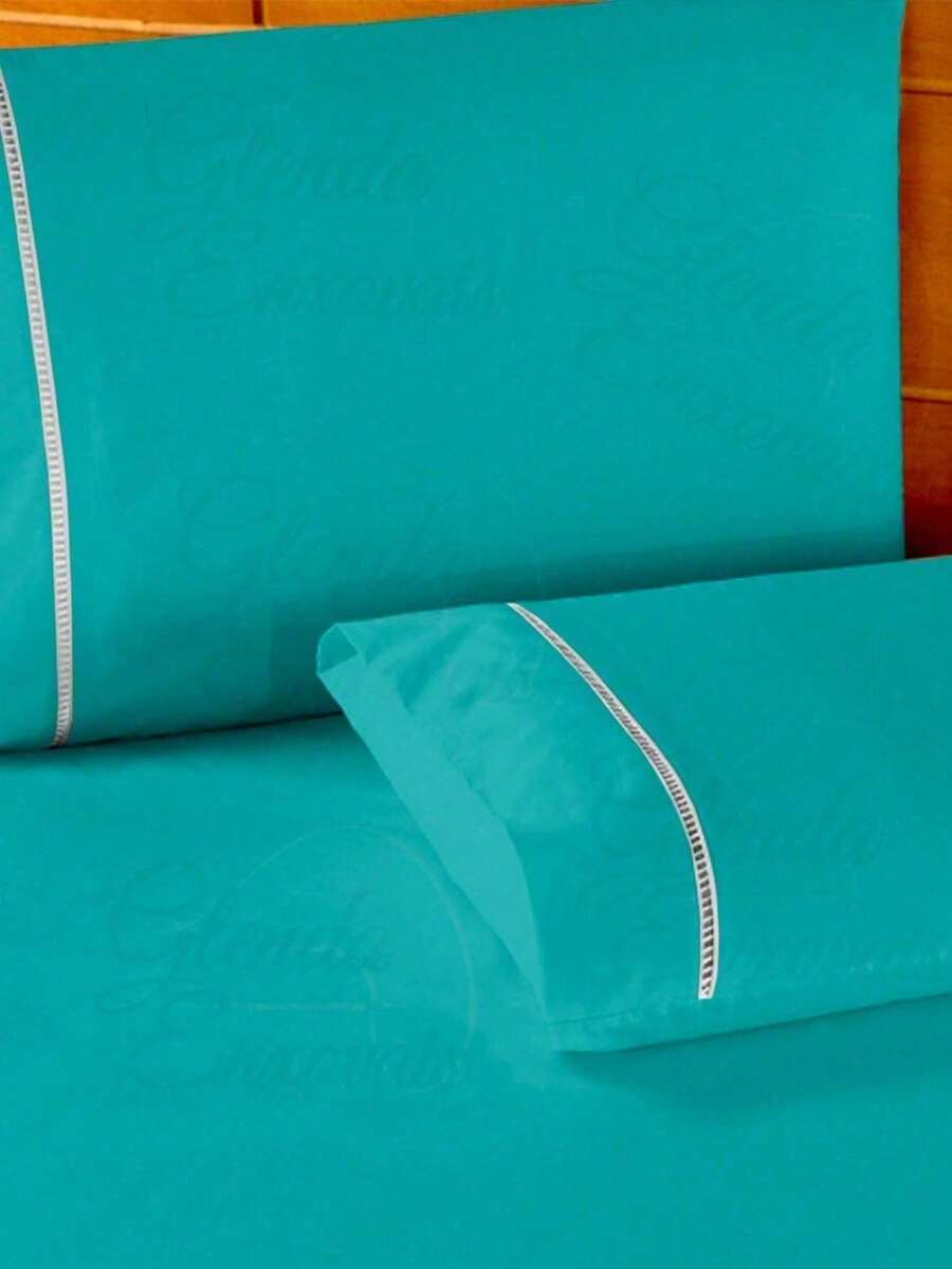 Set Of 6 Pillowcases With 400 Thread Count Hemstitch - FP - 薄荷綠 - 查看 1