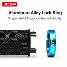JCSP مقابض دراجة هوائية مانعة للانزلاق، مادة مطاطية فاخرة، نمط نسيج ثلاثي الأبعاد، قبضة مريحة، مانعة للانزلاق وامتصاص الصدمات، مناسبة للدراجة الجبلية/الدراجة القابلة للطي/الدراجة ذات التروس الثابتة والسكوتر، مقابض دراجة هوائية - متعدد الألوان - مشاهدة 8