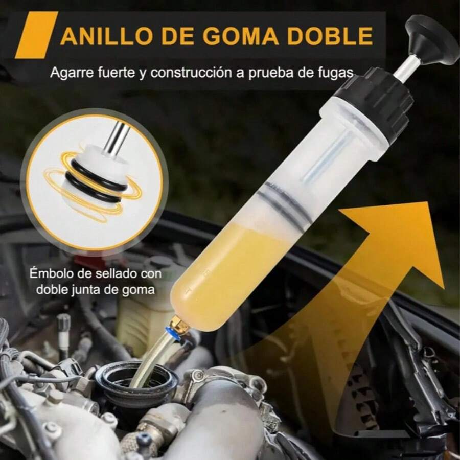 500CC Oil Change Syringe For Car Maintenance, Engine Oil And Brake Fluid Pumping And Replacement Tool, Gadget - A - View 1