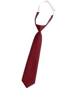 Women's Classic Solid Color Knotless Tie, JK Style Teamwork Neckwear, Girls Student Cute Bow Tie, Preppy Style Teenager Necktie - Multicolor - View 13