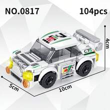 Small Particle Building Blocks Children's Assembly Model Toy, Racing Car Assembly Toy, Educational Toy Suitable For Boys And Girls, Perfect Gift For Birthday, Halloween, Christmas, Thanksgiving, New Year - Multicolor - View 10