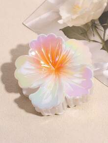 1/2/4/6pcs Women's Fashion Sweet Gradient Color Curly Heart Flower Grasp Clamp Half Tie Hair Hair Claw Headwear Hair Accessories - Multicolor - View 15