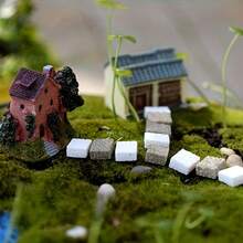 12pcs Miniature Slate Staircase Model, Creative Resin Fairy Garden Landscape Decor - A - View 7