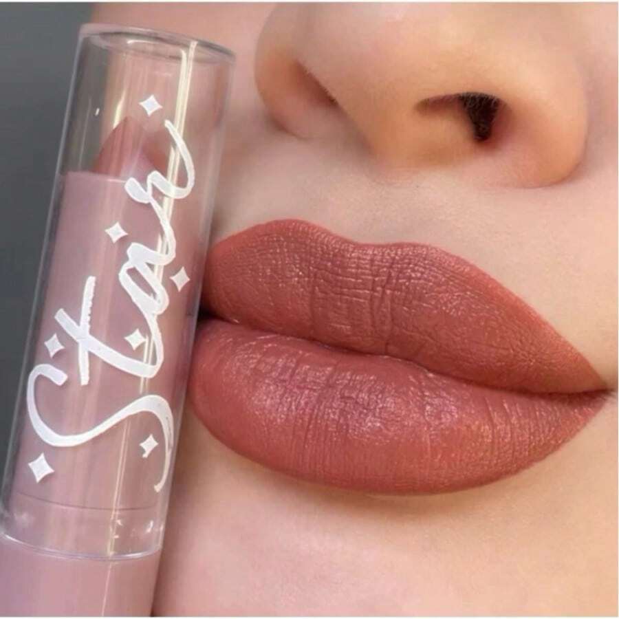 Mahav Daily Lipstick, Long Lasting 24h, High Pigmentation - Professional Finish And High Fixation. - Rose 1 - View 1