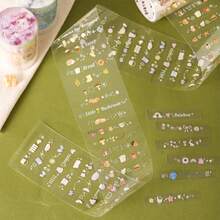JotBox Four Seasons Whisper PET Die-Cut Tape Stickers, All-Match Daily Life Decorative Stickers For Planner Scrapbooking And Collage - Whispers Of the Four Seasons - View 8