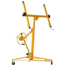 Drywall Lift Panel 11' Lift Drywall Panel Hoist Jack Lifter,Yellow-XY152490 - Multicolor - View 3