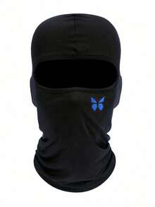 Musion 1/2/3pcs Blue Butterfly Print Balaclava, Breathable Mesh Full Face Ski Mask, Women's Y2K Street Style Headwear, Suitable For Motorcycle Riding, Cycling And Daily Fashion - Multicolor - View 13