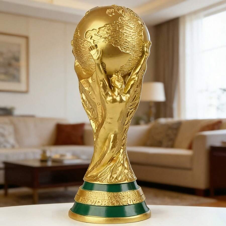 FIFA FIFA World Cup Trophy, Suitable For Canada, Mexico, USA Events - Resin Football Trophy With Iconic Trophy And Trophy Figure, Fan Collection Display, Birthday Party Decoration, Office Display Gift - Trophy - View 1