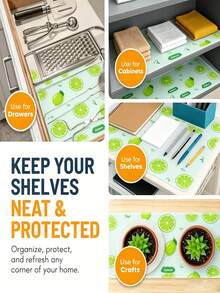 4/2/1pc High Quality Thickened Refrigerator Mat, Washable And Reusable, EVA Material, Innovative Pattern, Suitable For Refrigerator And Kitchen Decor, Kitchen Essentials/Tools/Supplies/Accessories, Summer - Multicolor - View 7