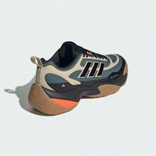 Adidas Unisex Running Sports Shoes, Spring/Summer Mesh Upper Thick Sole Casual Sneakers For Couples JQ7576 - Ivy Green / Black / Warm Sand - View 8