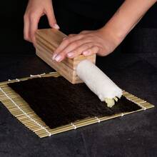 toys4boys Sushi Making Kit With Chopsticks, Bamboo Mat And Sushi Bazooka Roller – Home Sushi Starter Set Gift - View 5