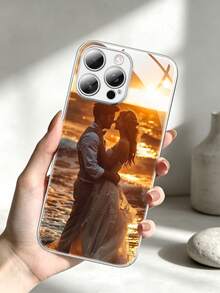 1件客製化橘色手機殼，可個性化簽名，適合朋友、情侶與家人。相容 iPhone 17 Pro Max/AIR/17 Pro/17/16/15/14/13 磁吸磨砂殼，升級全鏡頭保護，S26/S25 ULTRA/S24/S23/S22/S21/S20 相容磨砂半透明防震防刮超薄殼，軍規級保護，聖誕禮物送朋友 - 銀色 - 查看 6