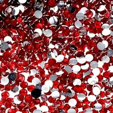 3000Pcs Of 4MM Resin Rhinestones, Rhinestones For Gluing Onto Fabric, Sequin Embellishments, Flatback Crystals, Bling Diamonds For Nails, Clothing, Mugs, Bottles, Diy Crafts, Decoration - Rhinestones - View 1