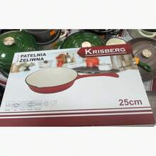 Round Cast Iron Skillet Pan, Kitchen Cooking Pan, Random Colour - View 11