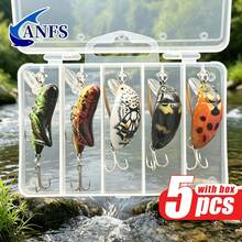ANFS 5pcs Floating Fishing Lure Assorted Design, 3D Eyes Fishing Bait, Cool Fishing Gift For Angler - Multicolor - View 3