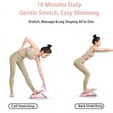 Tavola inclinata regolabile per gambe dritte, modellamento gambe, stretching, massaggio polpacci, tavola magnetica per stretching, tavola sportiva per stretching polpacci - Multicolore - Visualizzare 3