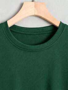 Men T-Shirt Co-Ords - Green - View 4