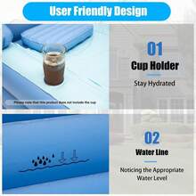 Portable Foldable Bathtub Adult Inflatable Bath Tub Tub Home Spa Warm Water Tub - 1 - View 3