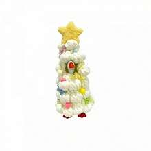 Desk Goose Christmas Outfits Cute Christmas Tree Suit For 7 Inch Mini Goose Statue, Home Office Decoration - White - View 6