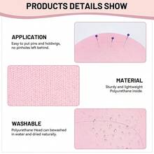 Pink Canvas Wig Mannequin Head Set, Includes Pink Adjustable Tripod Stand, Complete Wig Making Tool Kit With Wig Cap, Hair Clips, Rat Tail Comb And T-Pins, For Wig Styling And Display, Halloween - View 5