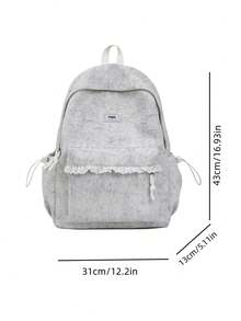 Ransel Pelajar Perempuan, Ransel Renda, Ransel Lucu untuk Anak Perempuan, Ransel Minimalis 2026, Ransel Hati untuk Pelajar, Ransel Transparan, Ransel Kecil untuk Perjalanan yang Enerjik - MultiWarna - View 13
