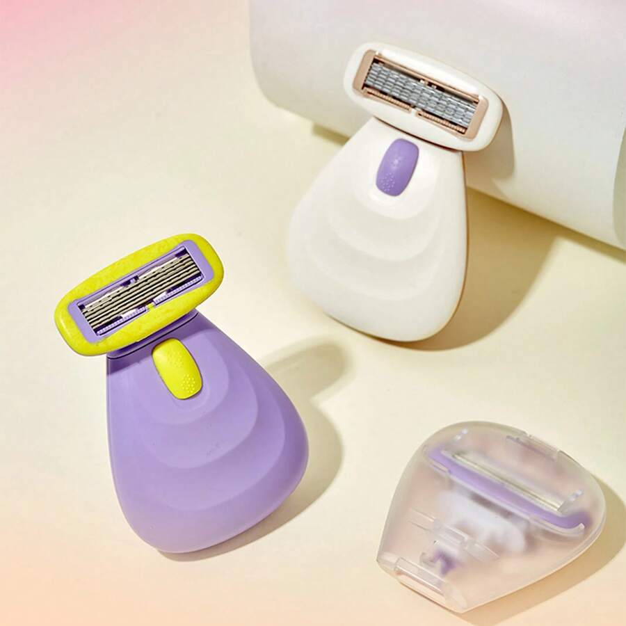 Mini Razor For Women,6-Layer Full Body Manual Hair Removal Knife, Armpit Hair, Leg Hair, Girl Without Black Spots, Body Hair ,Cute Bikini Razor,Women'S Hair Shaving Tool, Wax Hair Removal, Shaver For Women