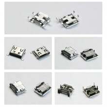 100 Pcs Micro MINI USB Female Connector USB Connector For Home Appliances - View 2