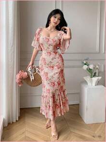 Women Short Dresses - Rosa - View 6