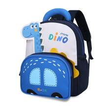 Tas Ransel Kelinci Dinosaurus Lucu untuk Anak-anak, Tas Sekolah TK, Tas Ransel Kartun Ringan untuk Anak Perempuan dan Laki-laki, Tas Ransel Prasekolah untuk Penggunaan Sehari-hari - A - View 9