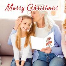10pcs Unique Cute Christmas Greeting Card Set - With Red Envelopes & Stickers - Christmas Stocking Stuffer/Secret Santa Exchange Gift, Back To School - Multicolor - View 5