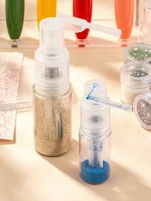Portable Refillable Powder Spray Bottle - Suitable For Hair Styling Powder, Glitter, Talcum Powder And Baking Decoration Powder (Powdered Sugar/Cocoa Powder) Etc.; Multi-Functional Leak-Proof Design, Suitable For Hair Stylists And Personal Daily Use. - Multicolor - View 2