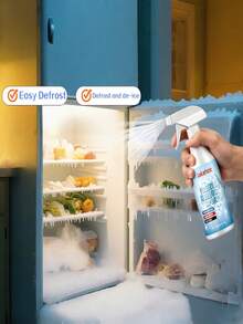 Freezer Defrost Spray, Home Refrigerator Freezer Ice Maker Defrosting Multi-Purpose Cleaning Spray, It Can Increase Solubility And Promote Rapid Evaporation. Produces Rich Foam And Improves Cleaning Effect. Quickly Dissolves Frost And Effectively Removes Ice. New And Old Models Shipped Randomly - Freezer Defrosting Spray - View 3