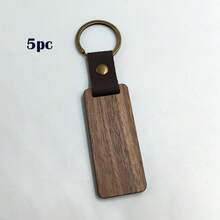 1/5/10/20/50件客製化文字/Logo個性化木製鑰匙圈，刻名鑰匙圈，新娘派對伴手禮、伴娘禮物、父親節、母親節、生日或週年禮物、2026屆畢業禮物、送給她的禮物、送給男性的禮物 - 彩色 - 查看 10