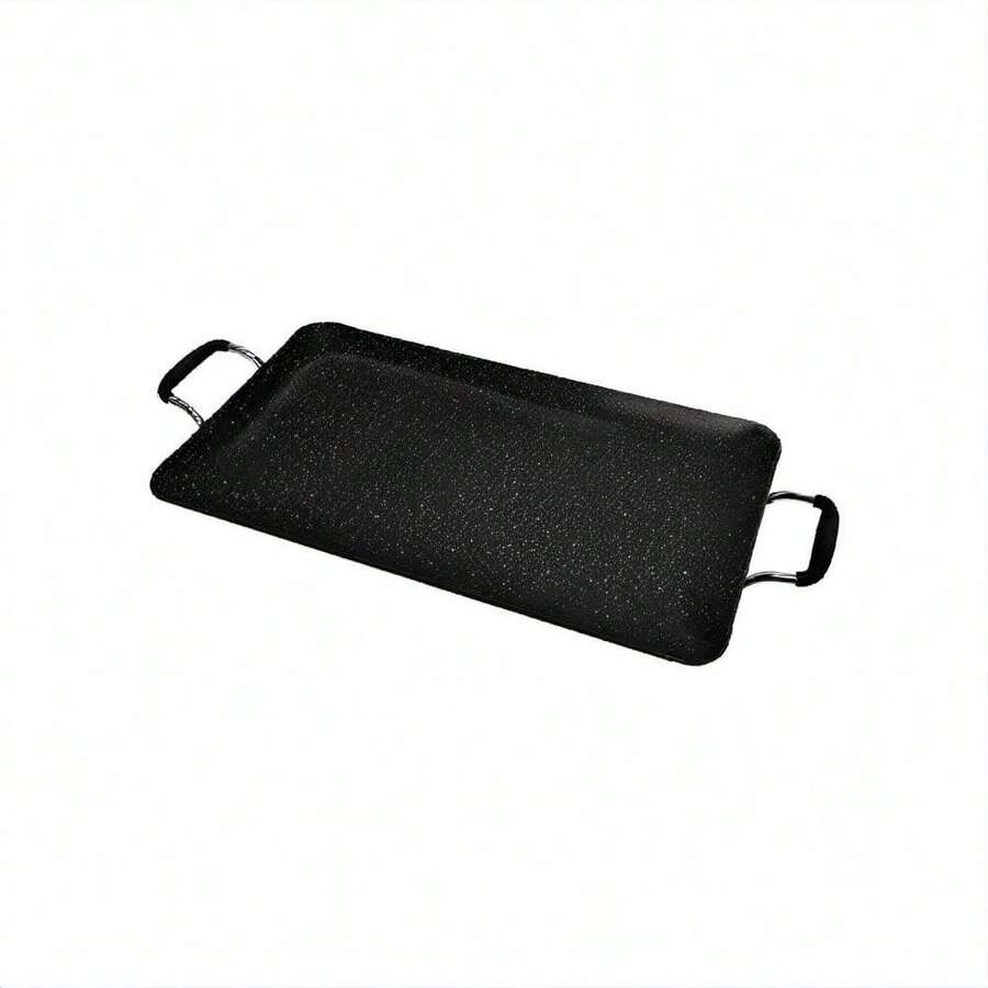 19" X 11.5" Double Griddle, Heavy Gauge Aluminum, Non-Stick, Oven- Handle, Easy Clean - D - View 1