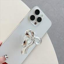 3D Bow Telescopic Air Cushion Phone Stand, Commute Selfie Binge-Watching Slouchy Bracket, Suitable For Business Trips, Travel, Portable Binge-Watching, Video Scrolling Gadget, Foldable And Space-Saving, Niche Exquisite Gift For Girlfriend - Multicolor - View 6