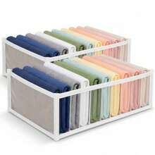 Kit 2 Colmeia Organizadora Gaveta Organizador Guarda Roupas G Decoração Enfeite - Visão 6