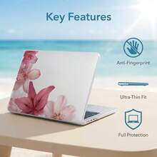 1pc Translucent Frosted Hard Shell Bare Machine Touch Ultra-Thin Anti-Stain All-Around Anti-Collision Laptop Protective Case, Compatible With 13 Neo/13.3 Air/13.3 Pro/13.6 Air/14.2 Pro/15 Air/16.2 Pro - View 3