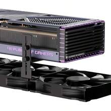 qialeduo Soporte ajustable para GPU, soporte fijo para ranura de ventilador de caja, metal anti-hundimiento - Ver 8