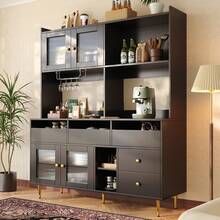 Multi-Purpose,Storage,Cabinet(145 - Black - View 3