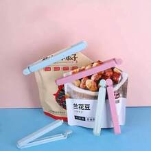 3pcs Food Sealing Clips, Food Moisture-Proof Seal, Snack Kitchen Clips - Multicolor - View 1
