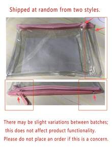 「Sun Protection」印花 PVC 化妝包，拉鍊式 PVC 旅行收納袋，輕量且耐褪色，TSA 合規易攜帶，易擦拭清潔，適合送給老師或朋友的禮物，也是學校假期旅行必備的防水盥洗包 - 彩色 - 查看 10