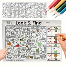 Children's Hidden Object Coloring Book, Interactive Search And Color Activity Workbook, Visual Search Practice Find And Seek Activity Book, Early Learners, Spot The Difference Book, Classroom And Homeschool Learning, Back To School Supplies, Easter - Multicolor - View 2